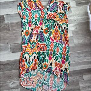 Zara Multicolor Patterned Top